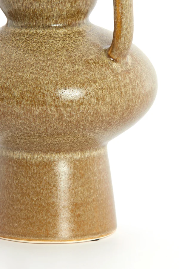 Vase deco 17x32,5 cm OTARU ceramics olive green