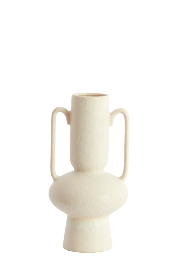 Vase deco 17x32,5 cm OTARU ceramics cream