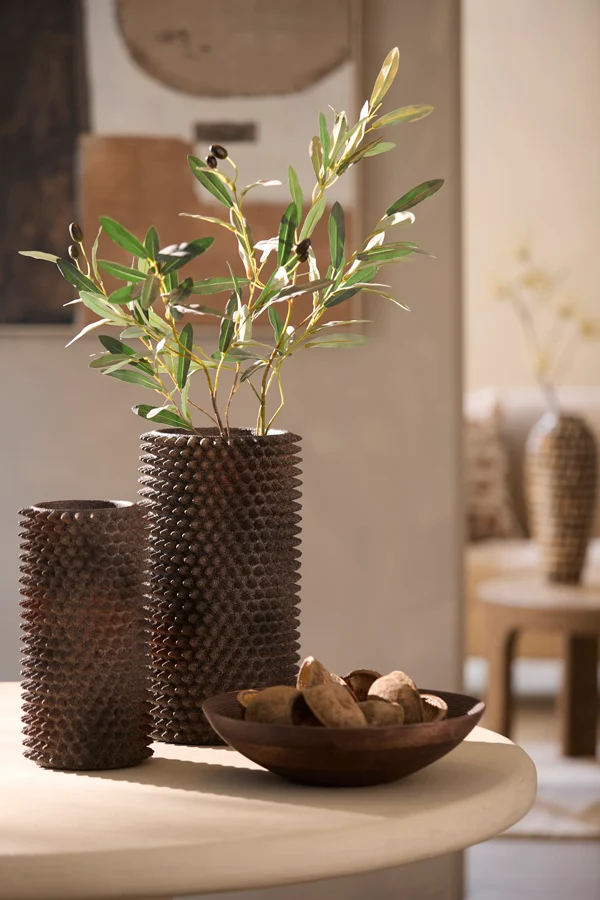 Vase deco 17x32,5 cm CALDRAS dark brown