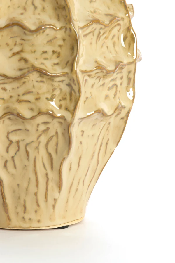Vase deco 19x25 cm LOSETO ceramics light brown