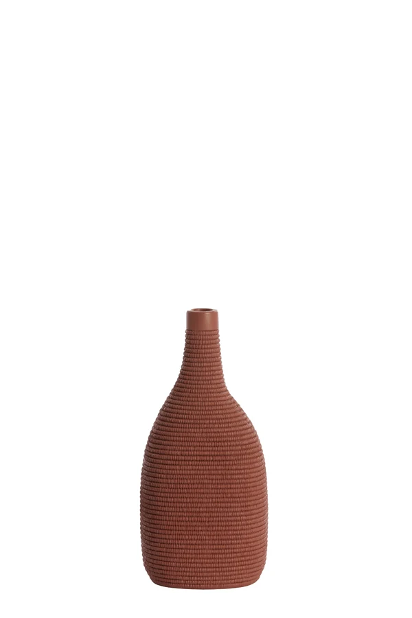 Vase deco 16x12x33 cm YOUNA coral