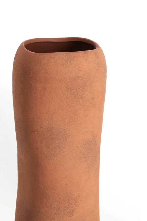 Vase deco 16,5x56 cm SERAFINA ceramics terra