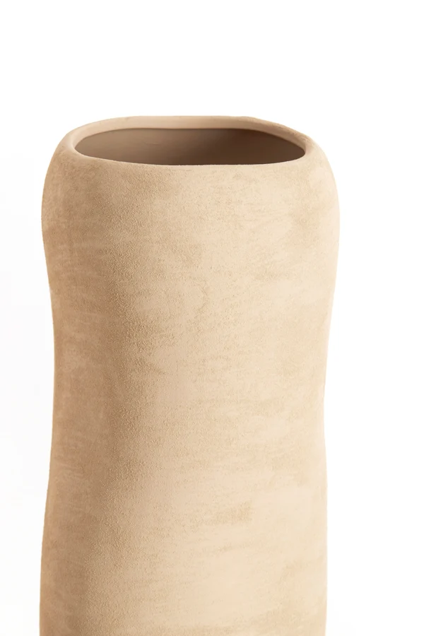 Vase deco 16,5x56 cm SERAFINA ceramics light brown