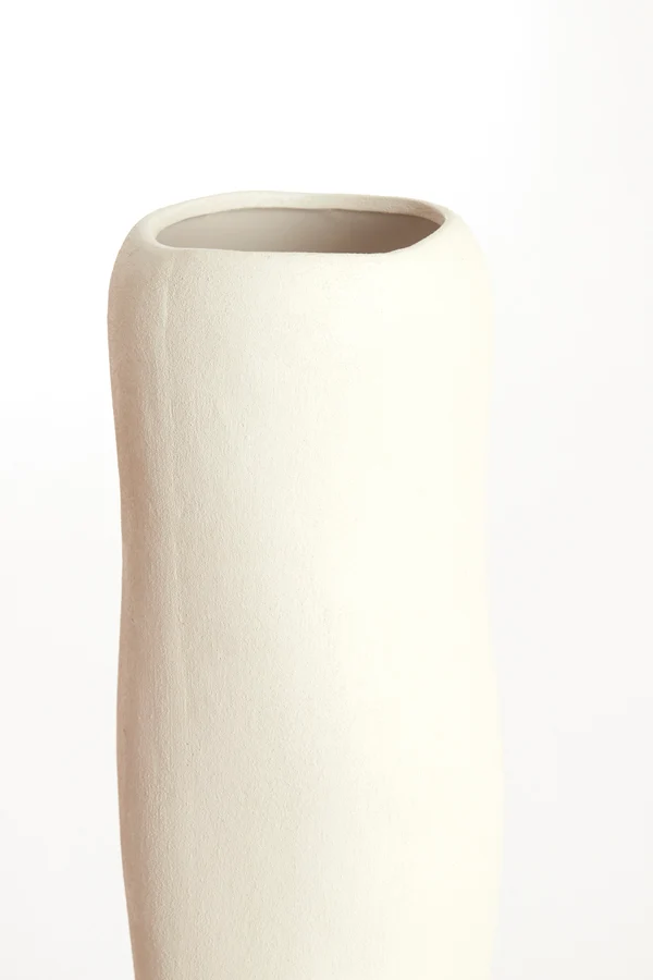 Vase deco 16,5x56 cm SERAFINA ceramics cream