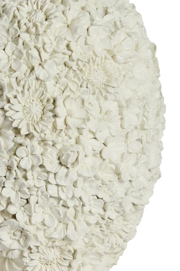 Vase deco 17x20 cm VIOLETA matt cream