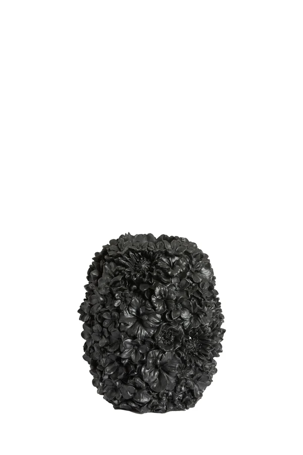 Vase deco 17x20 cm VIOLETA matt black