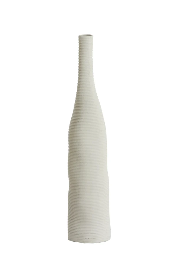 Vase deco 14,5x69,5 cm HAYE cream