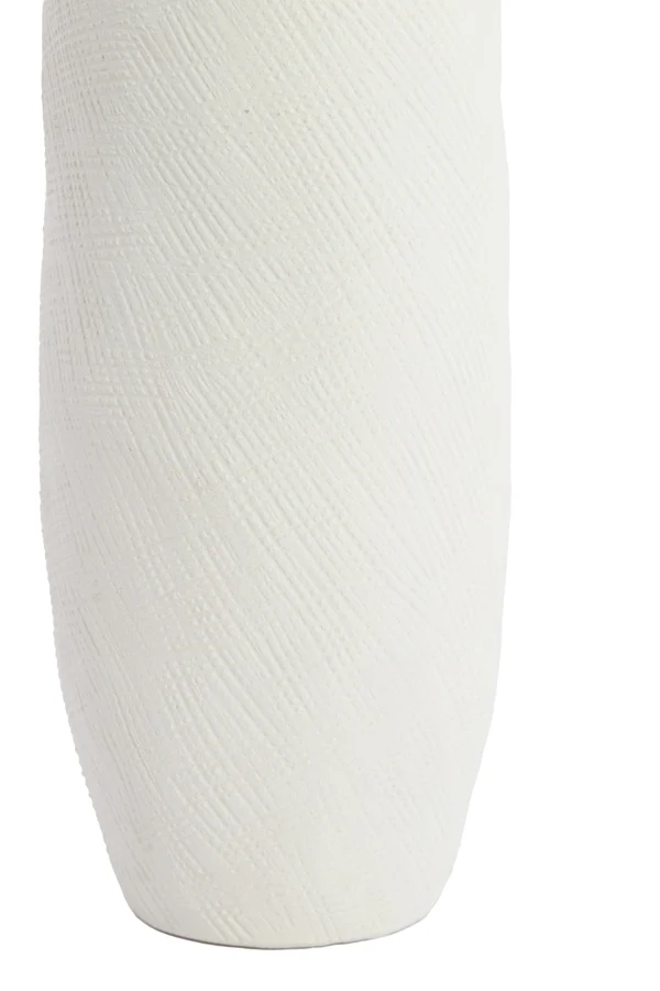 Vase deco 19x18,5x77,5 cm MESA ceramics cream