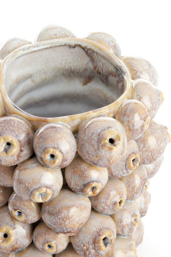 Vase deco 19x18,5x21 cm NITALI ceramics sand