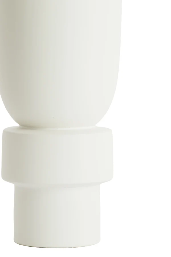 Vase deco 15x42 cm ROSSIO matt white