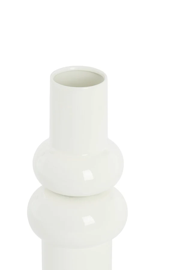 Vase deco 15x36 cm IRISSA cream