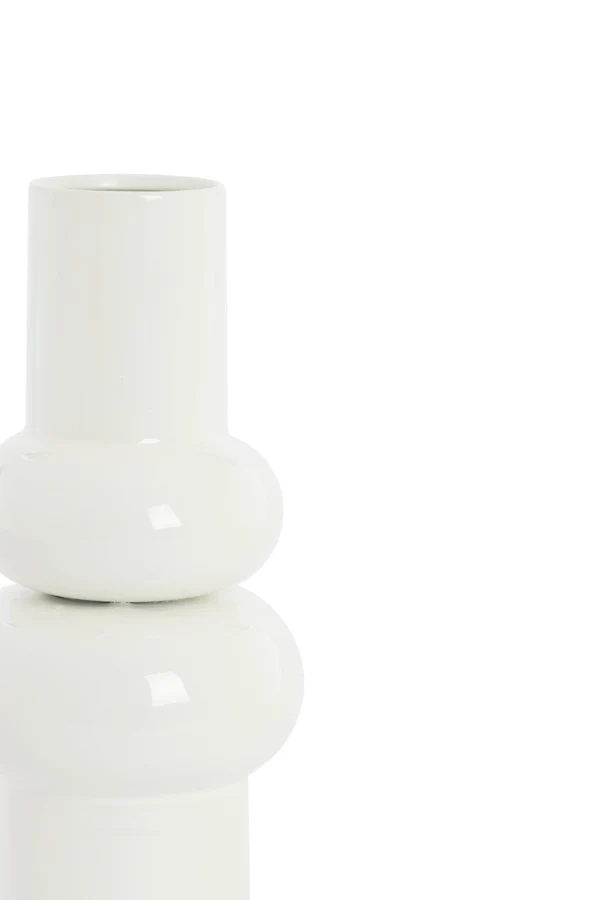 Vase deco 15x36 cm IRISSA cream