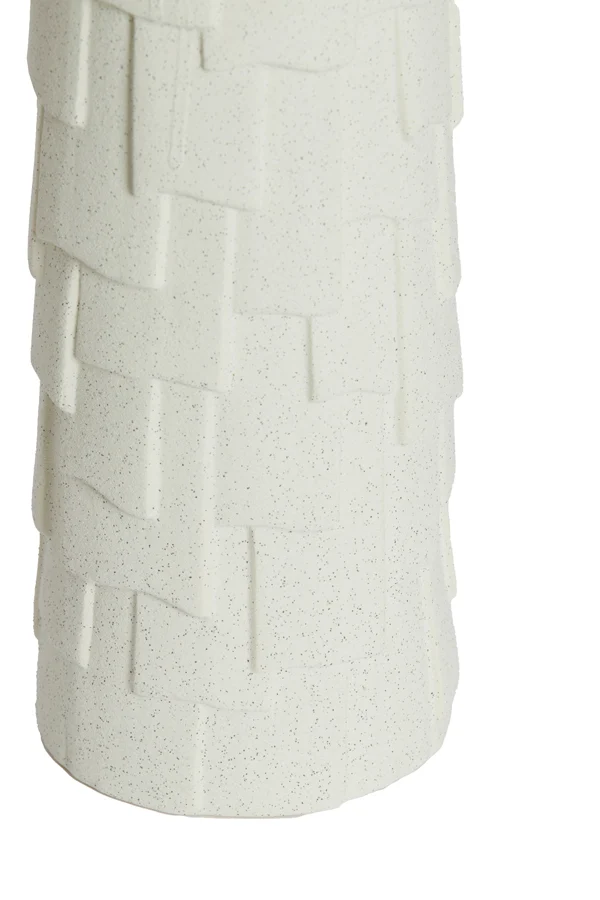 Vase deco 14,5x42 cm LEIMA ceramics matt cream