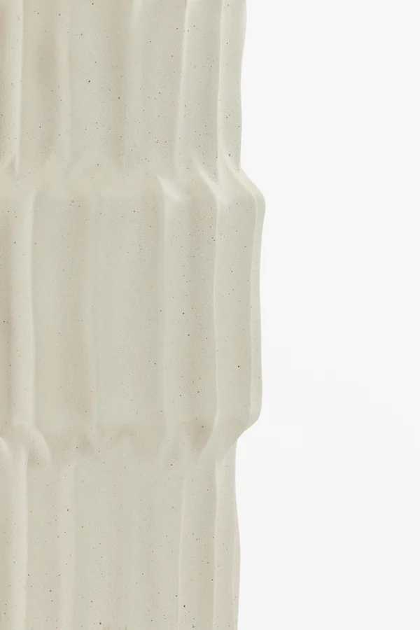 Vase deco 14,5x36 cm LONGA ceramics cream