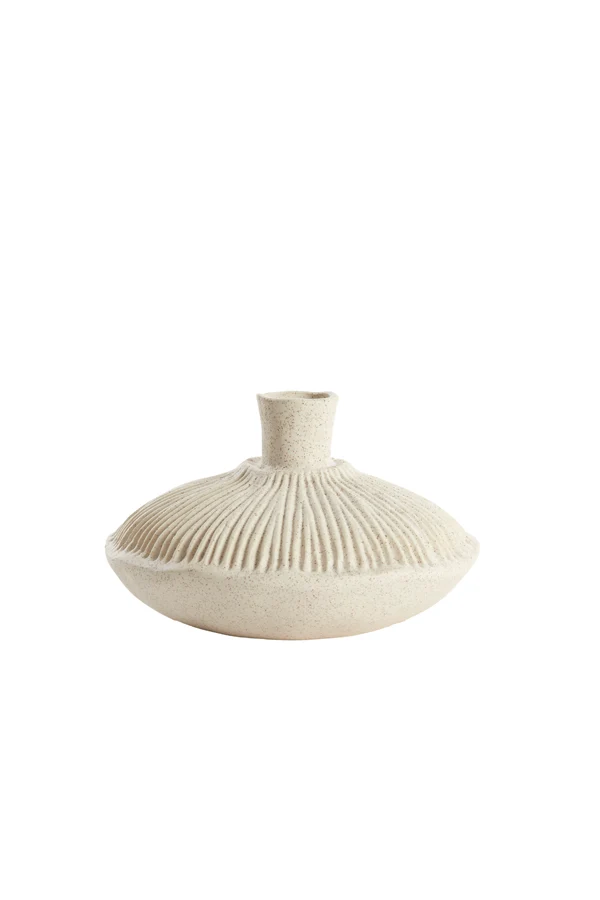 Vase deco 19x11 cm NEIRA ceramics cream