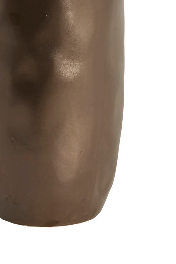 Vase deco 19,5x56 cm SENNES ceramics dark bronze