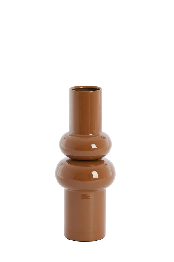 Vase deco 15x36 cm IRISSA caramel
