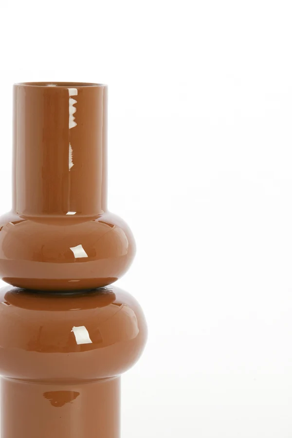 Vase deco 15x36 cm IRISSA caramel