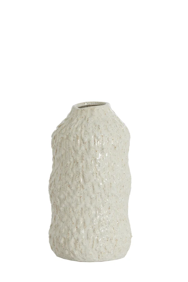 Vase deco 15x28 cm ASOLA ceramics cream