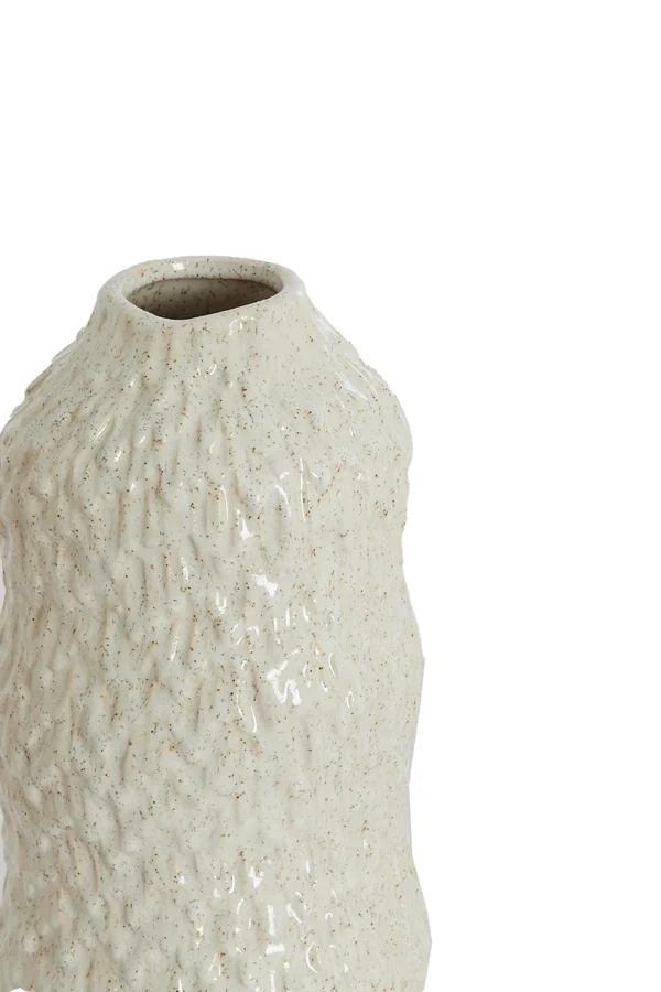 Vase deco 15x28 cm ASOLA ceramics cream