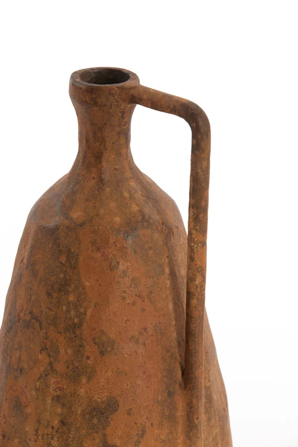 Vase deco 17x16,5x35 cm OSTRA rust