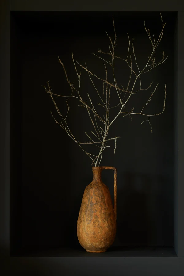 Vase deco 17x16,5x35 cm OSTRA rust