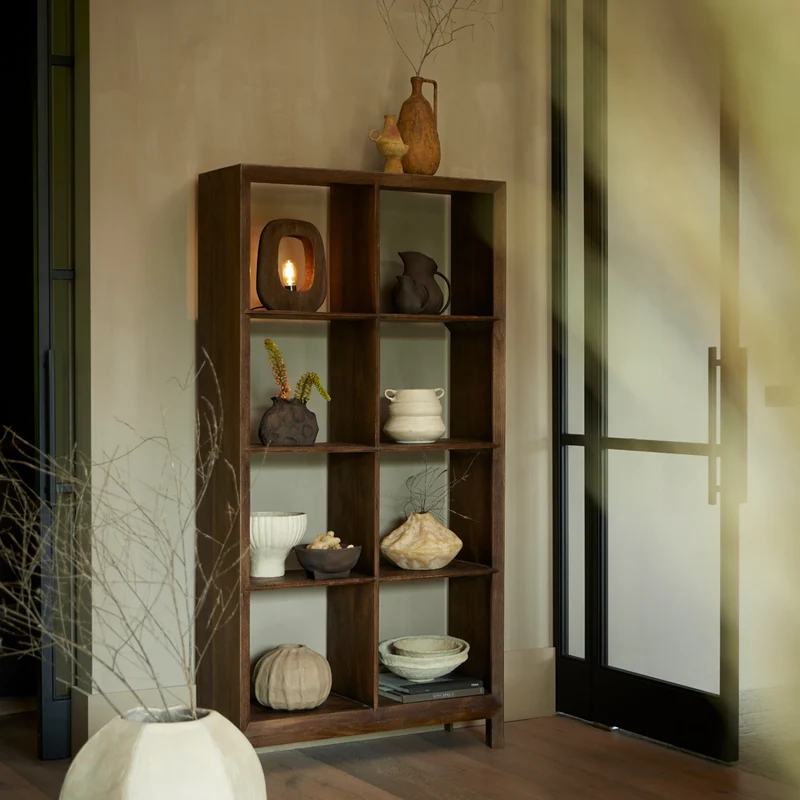 Vase deco 17x16,5x35 cm OSTRA rust