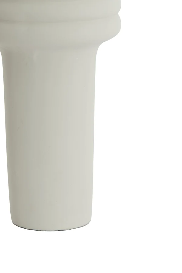 Vase deco 17,5x40 cm SYLVA ceramics cream