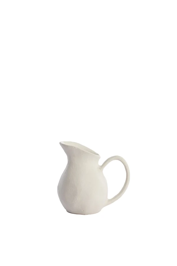 Vase deco 13x9x13 cm ALONZA cream