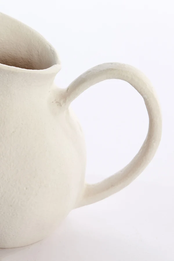 Vase deco 13x9x13 cm ALONZA cream