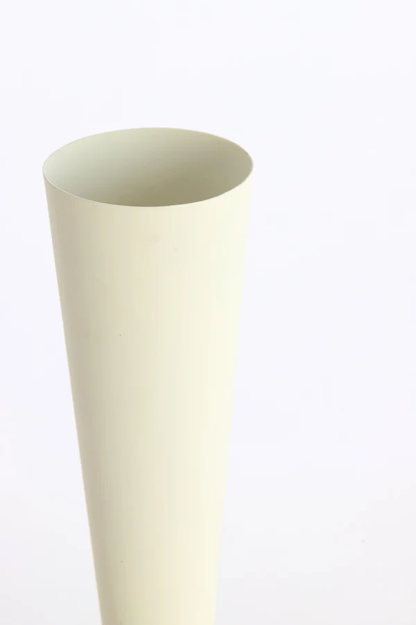 Vase deco 13x36 cm TODI matt cream