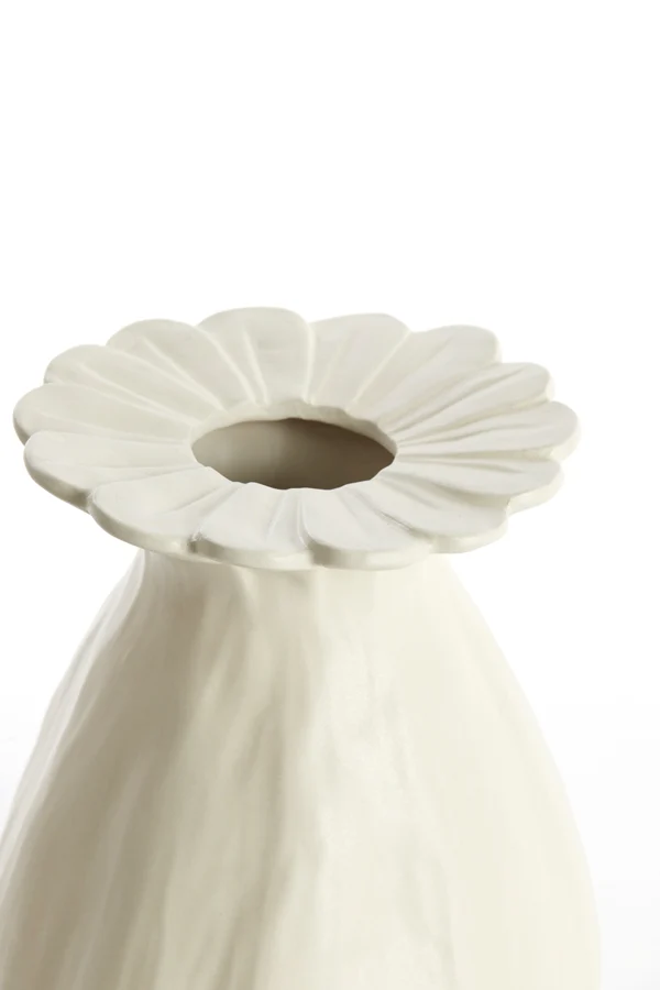 Vase deco 19,5x25 cm REWA ceramics cream