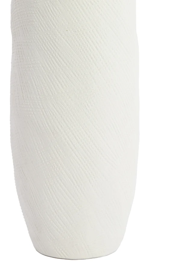 Vase deco 19,5x19x92 cm MESA ceramics cream