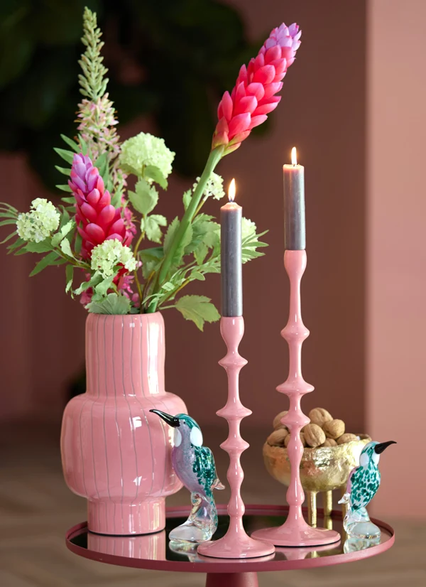 Vase deco 17,5x12 cm MUXIA gold