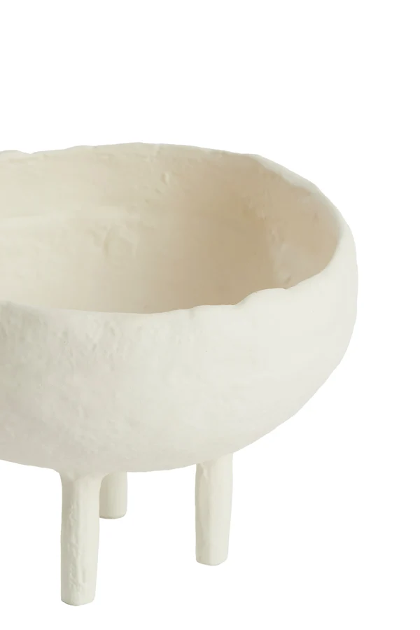 Vase deco 17,5x12 cm MUXIA cream