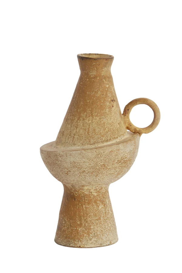 Vase deco 13x11x20,5 cm MOSIMA antique sand