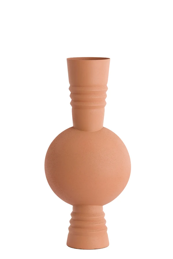 Vase deco 18x54,5 cm KAVANSI matt terra-pink