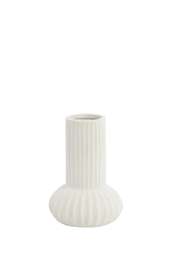 Vase deco 15x21 cm FEYO ceramics cream