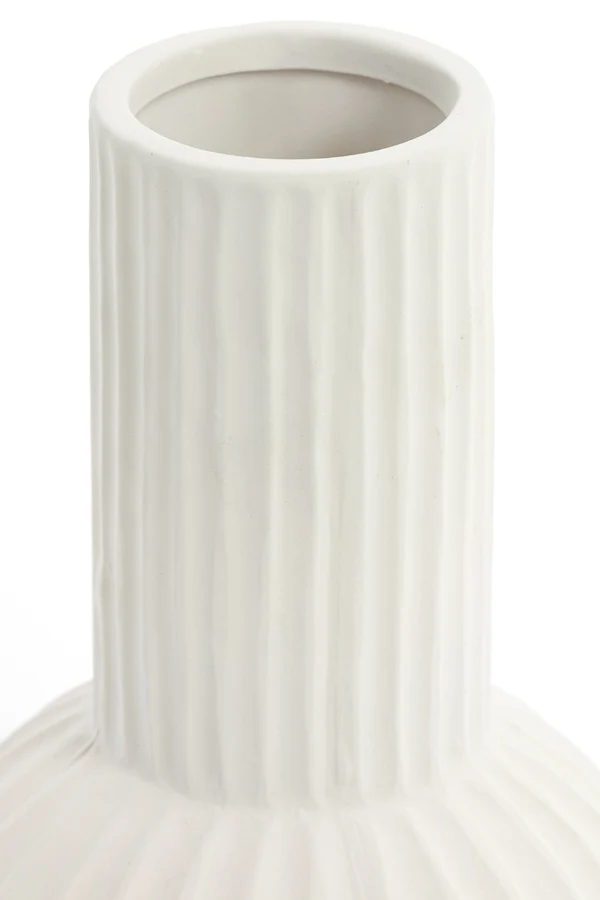 Vase deco 15x21 cm FEYO ceramics cream