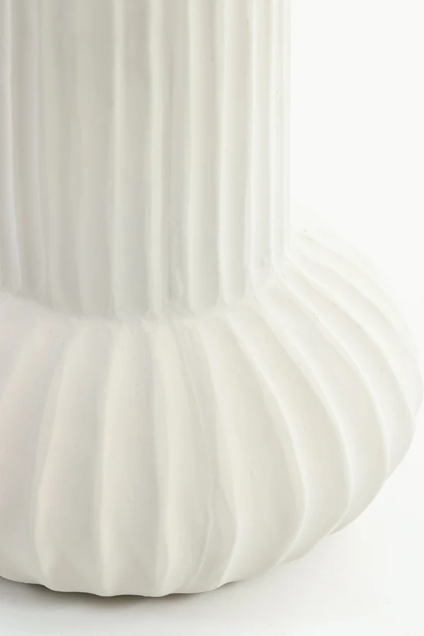 Vase deco 15x21 cm FEYO ceramics cream