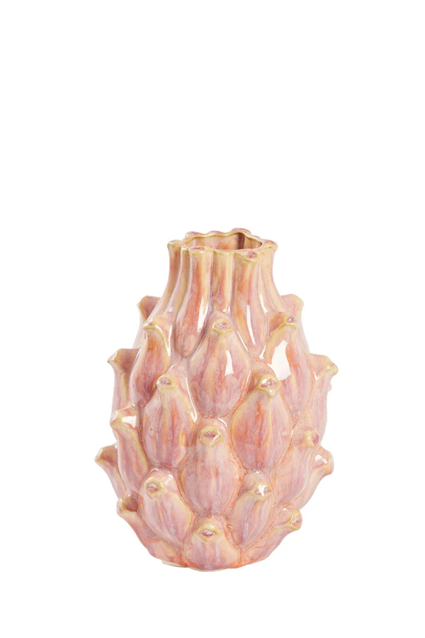 Vase deco 15x20,5 cm TAYA ceramics pink