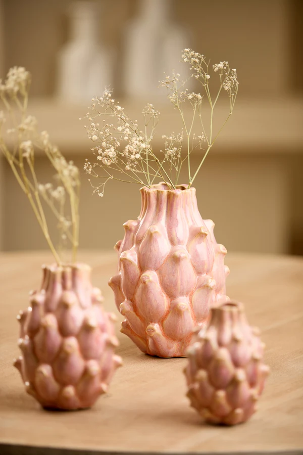 Vase deco 15x20,5 cm TAYA ceramics pink