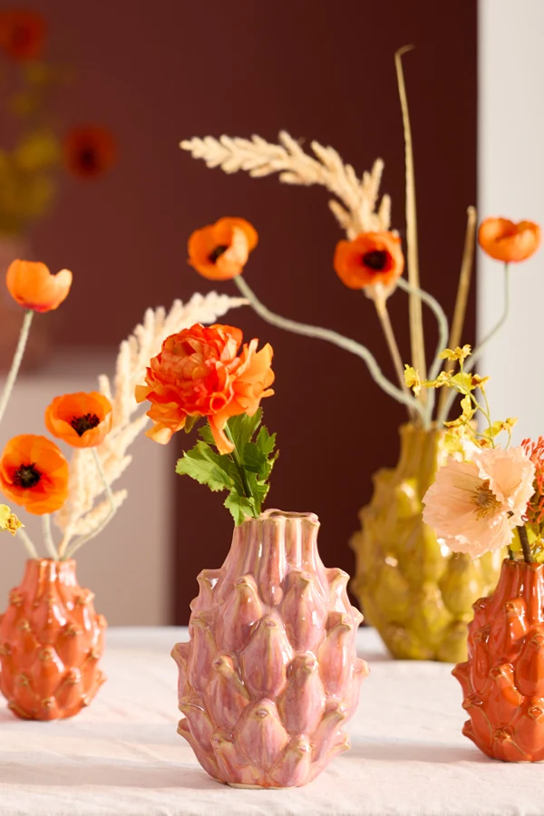 Vase deco 15x20,5 cm TAYA ceramics pink