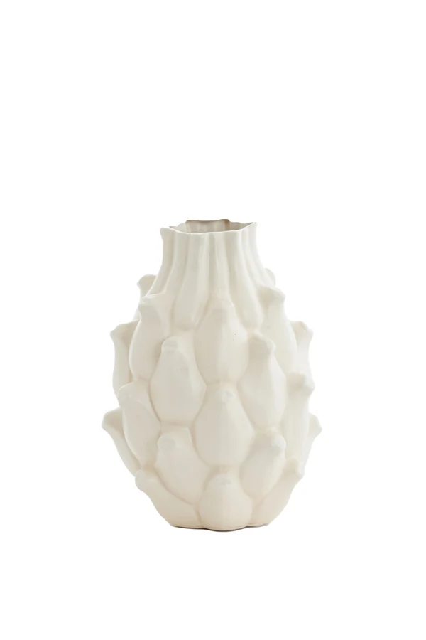 Vase deco 15x20,5 cm TAYA ceramics cream
