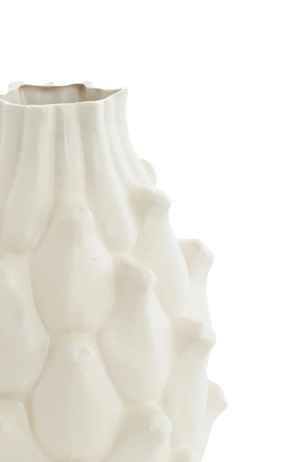 Vase deco 15x20,5 cm TAYA ceramics cream