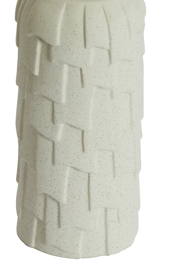 Vase deco 13,5x28 cm LEIMA ceramics matt cream