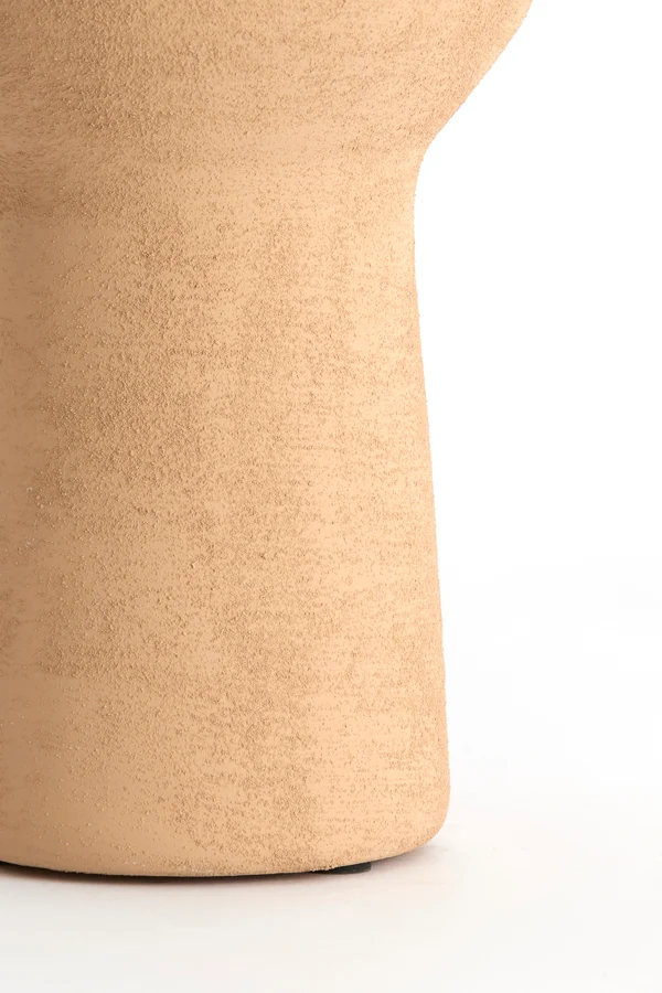 Vase deco 13,5x27,5 cm YECLA ceramics light peach