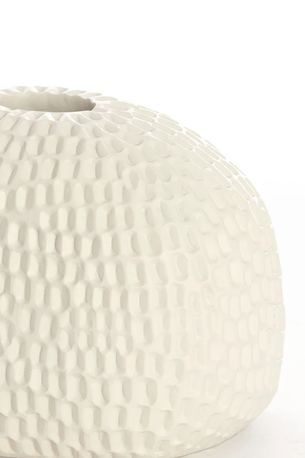 Vase deco 15x12x11,5 cm ZARHO cream