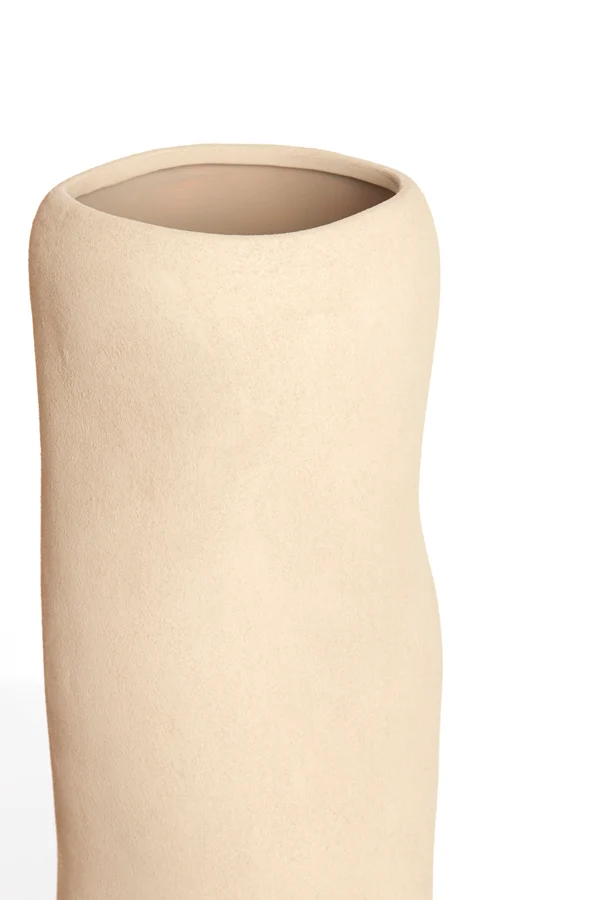 Vase deco 15,5x38 cm SERAFINA ceramics light brown