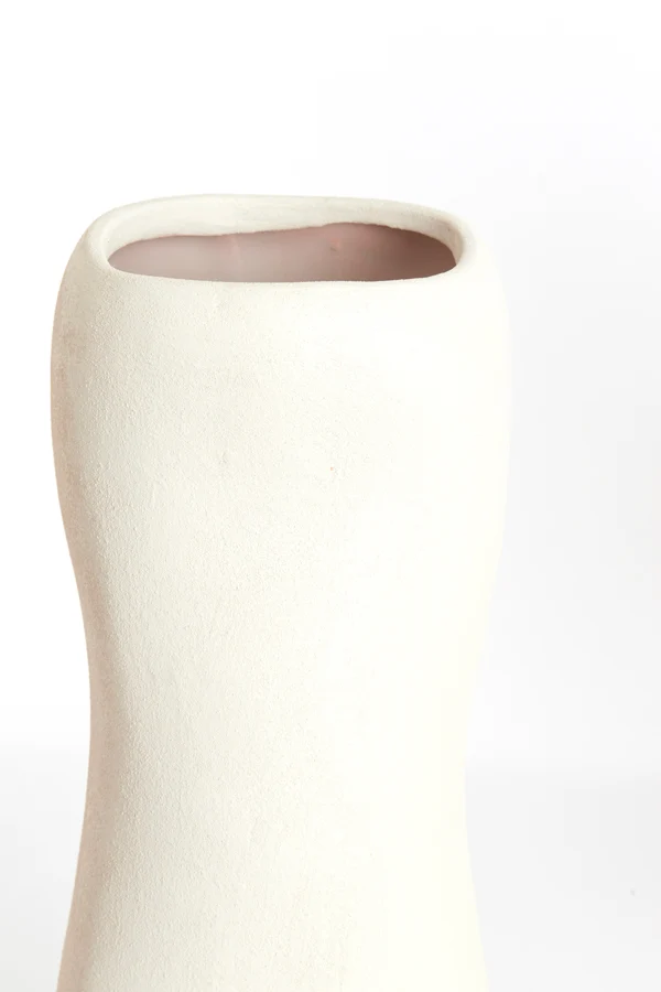 Vase deco 15,5x38 cm SERAFINA ceramics cream